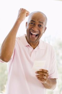 winning lottery ticket